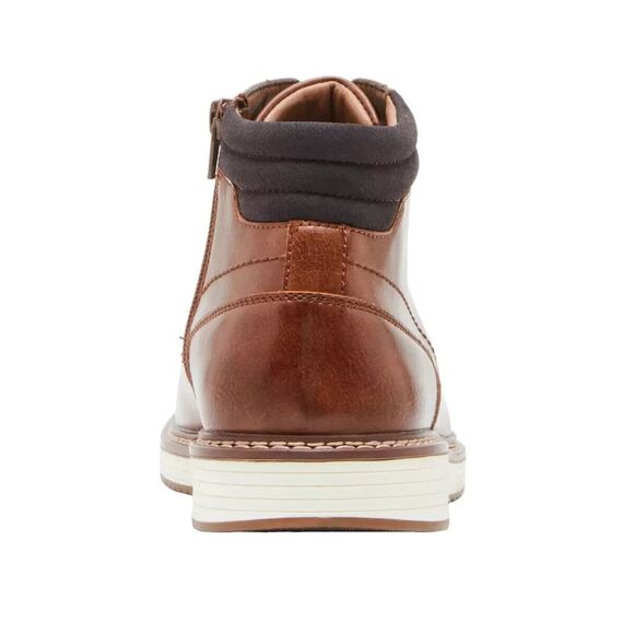 Steve Madden “P-Jelen” Men’s Side Zip Chukka Dress & Comfort Boot (Cognac) Brown main image 7